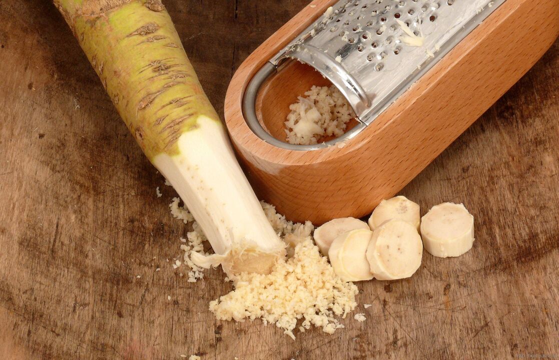 Horseradish root